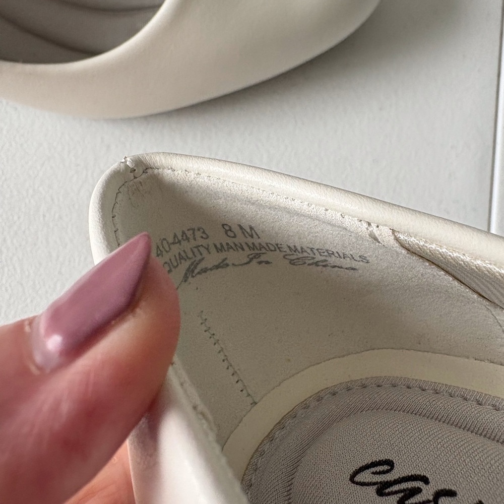 Easy Street Size 8 White Round Toe Pumps Easter Career Office Spring Summer NWIB - Picture 9 of 13